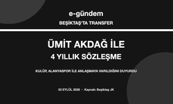 Beşiktaş, Ümit Akdağ ile 4 yıllık sözleşme imzaladı