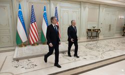 Erdoğan ile Mirziyoyev Külliye’de görüştü