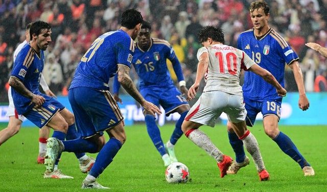 A Milli Takım, İtalya karşısında 4-1 mağlup oldu