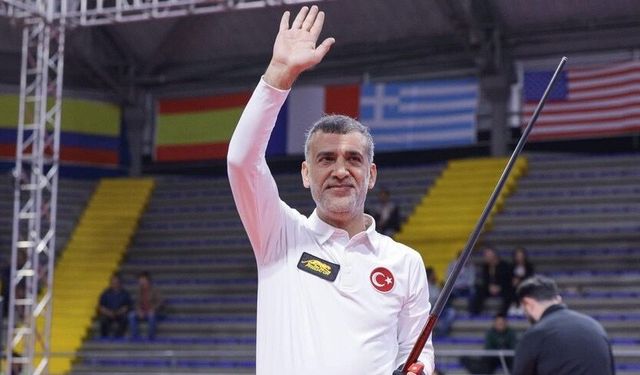 Milli bilardocu Tayfun Taşdemir dünya üçüncüsü oldu